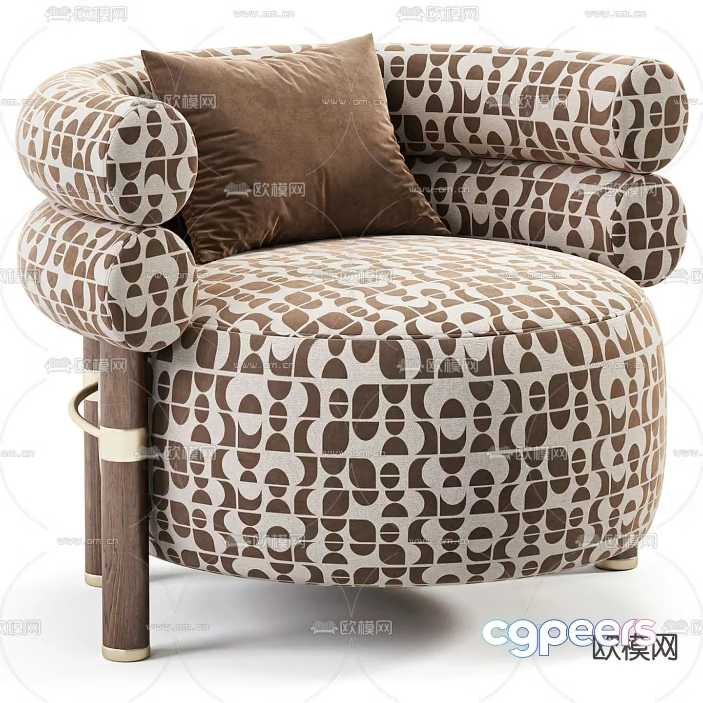 Mezzo Chinese style leisure sofa 3d model