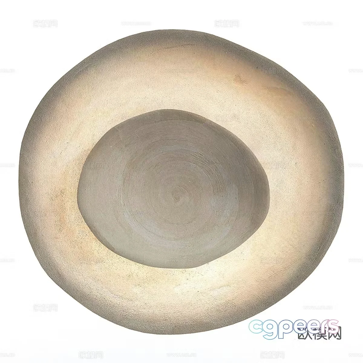 Silk wall lamp 3d model