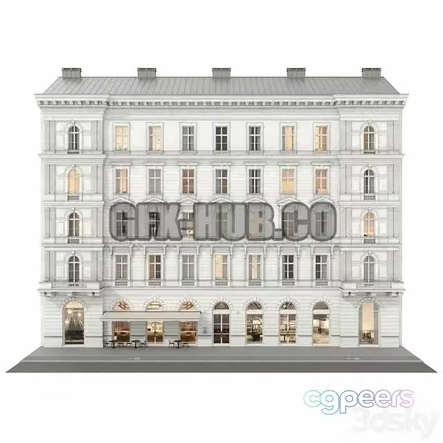 3ds Max Free – Building Vienna 01