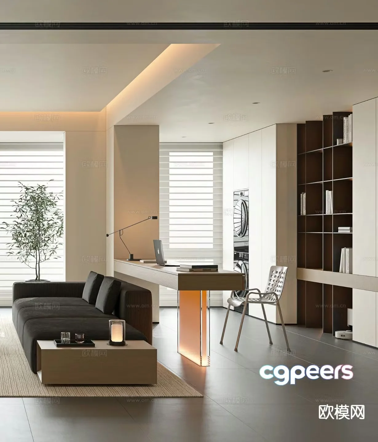 Italian living room 3d model