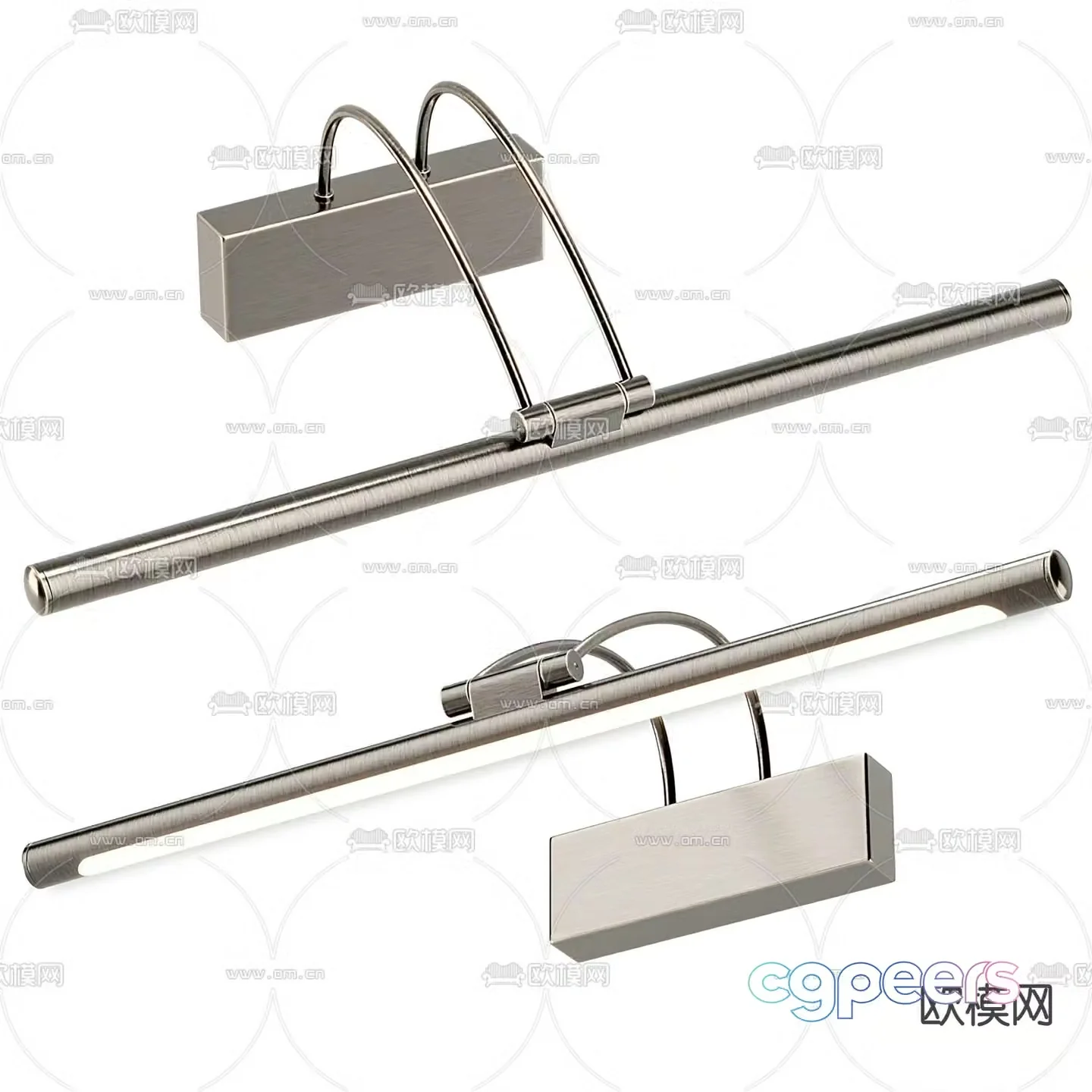 Wall lamp mirror headlight 3d model