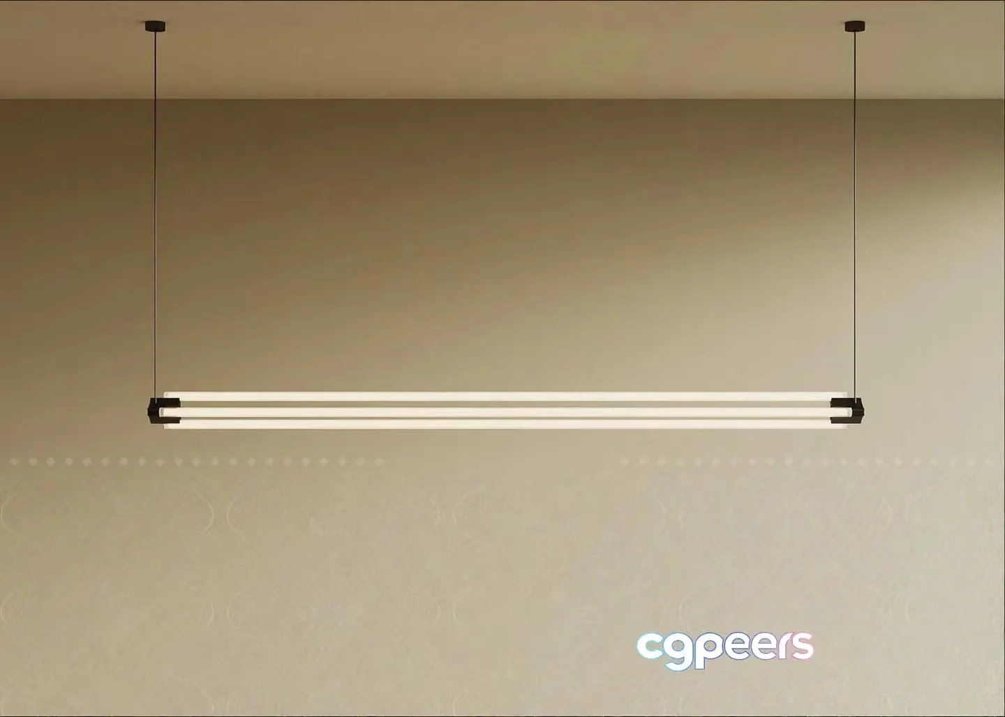 Modern Hanging Light Fixture 3D Model – 9068 – VRAY Render
