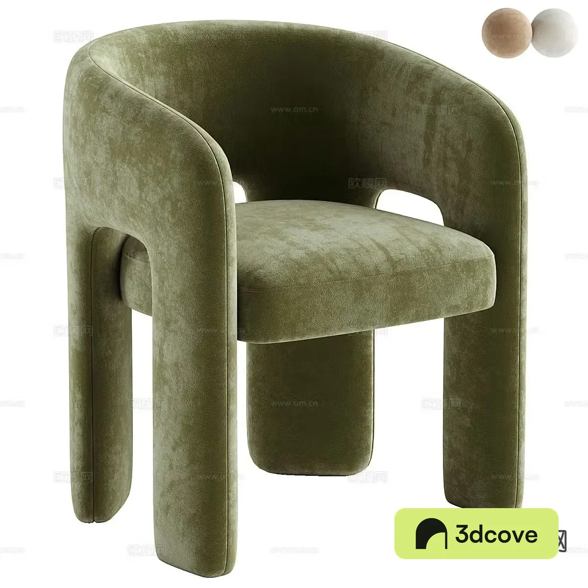 Byron modern lounge chair single chair