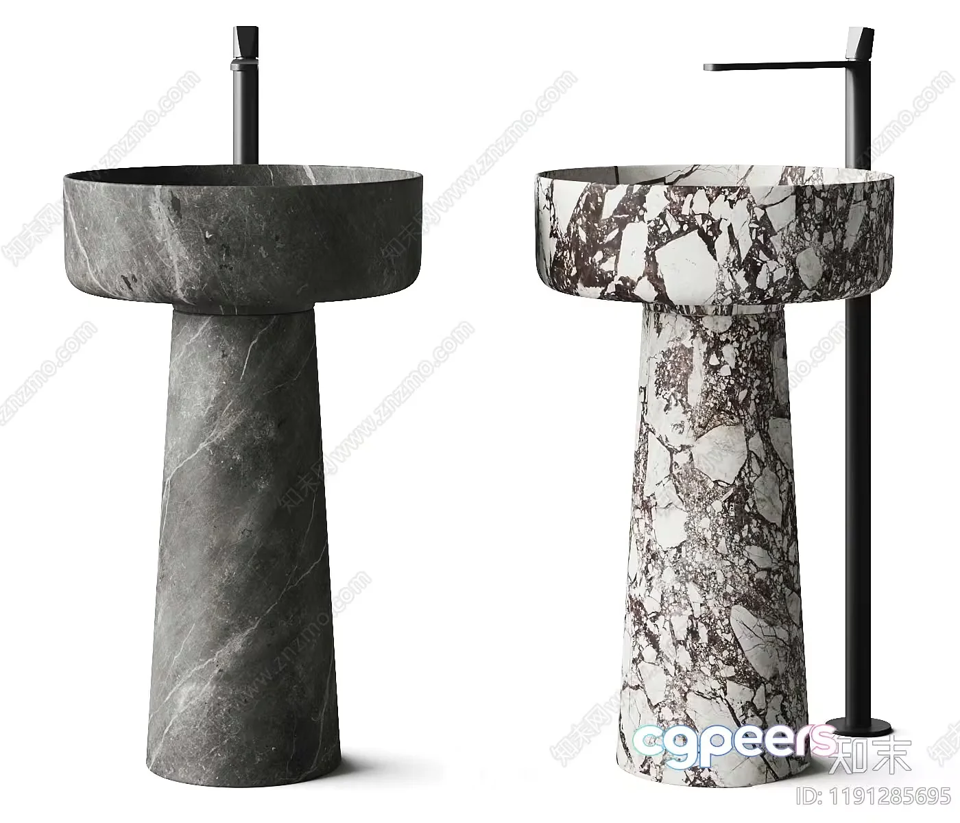 Modern Marble Sink 3D Model – 9730 – VRAY Render