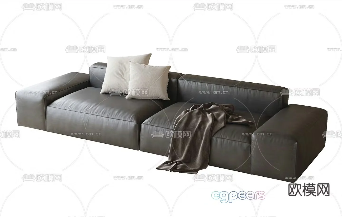 Modern love sofa 3d model
