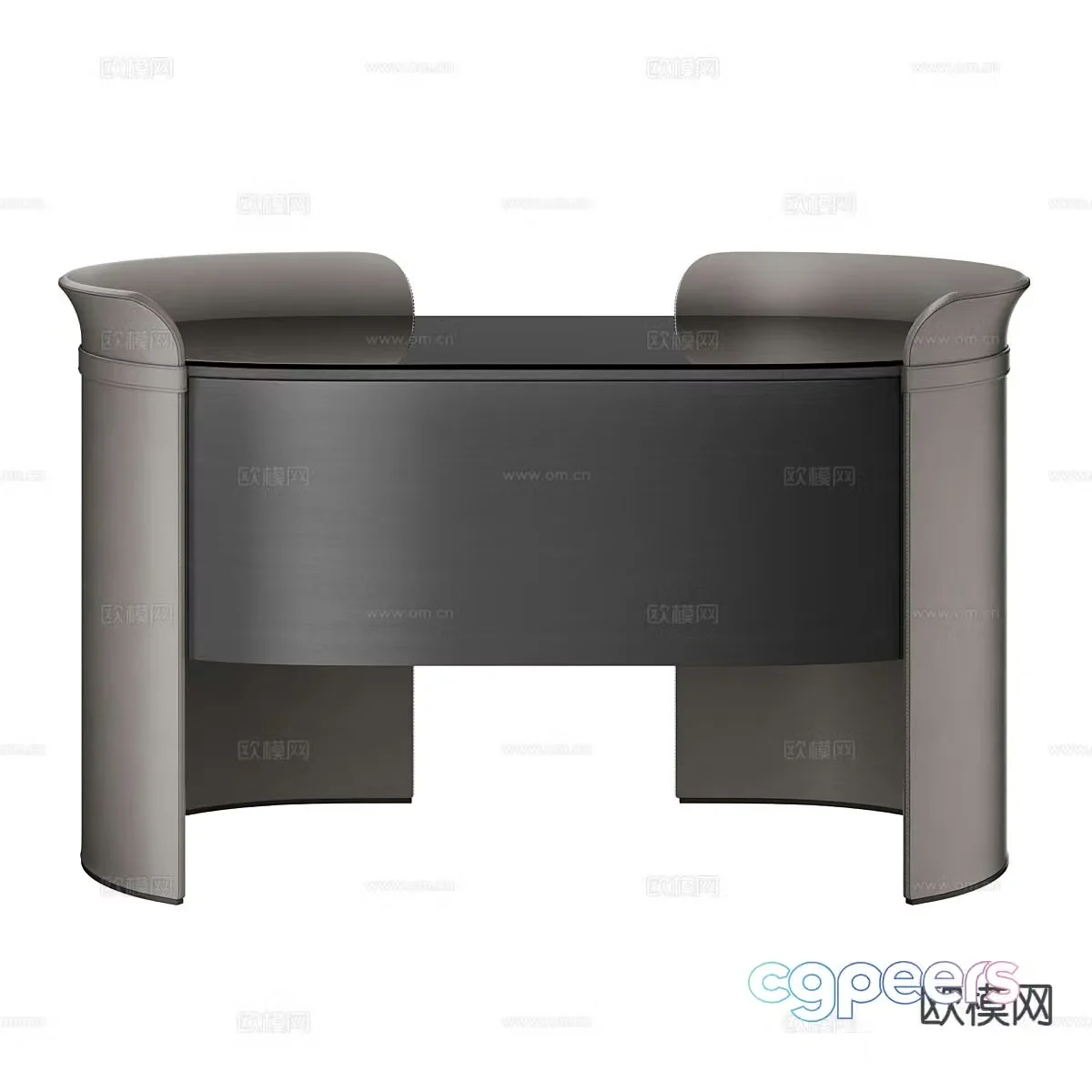 Modern bedside table 3d model