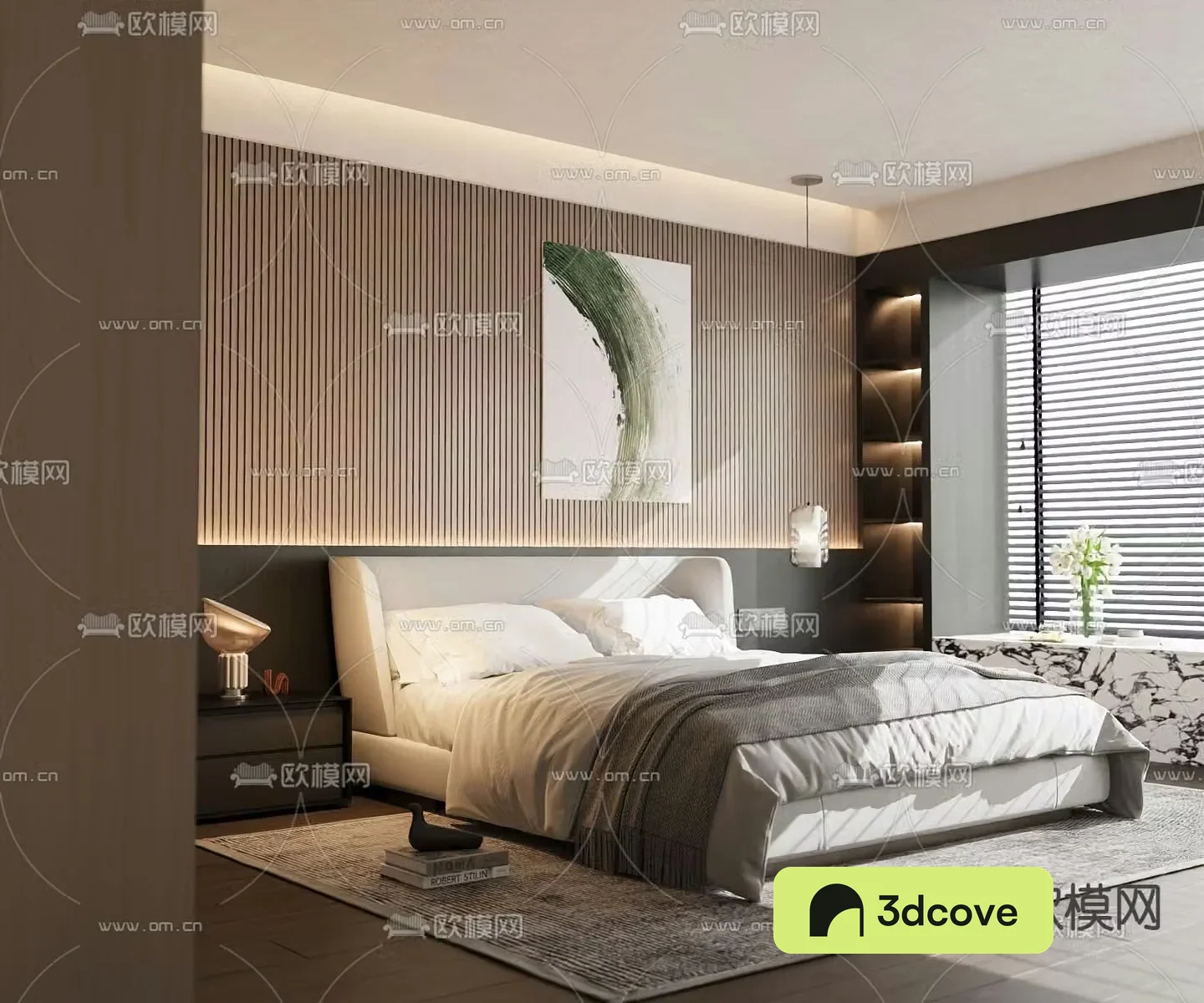 Modern double bed