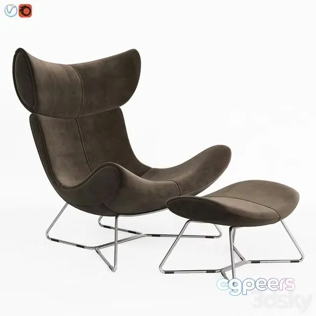3ds Max Free – Imola Armchair Boconcept