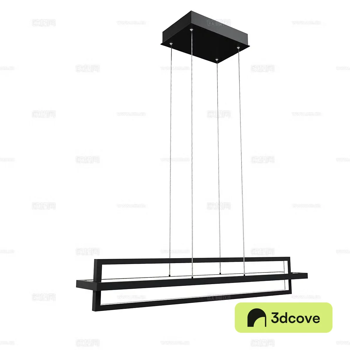 Modern minimalist chandelier long chandelier