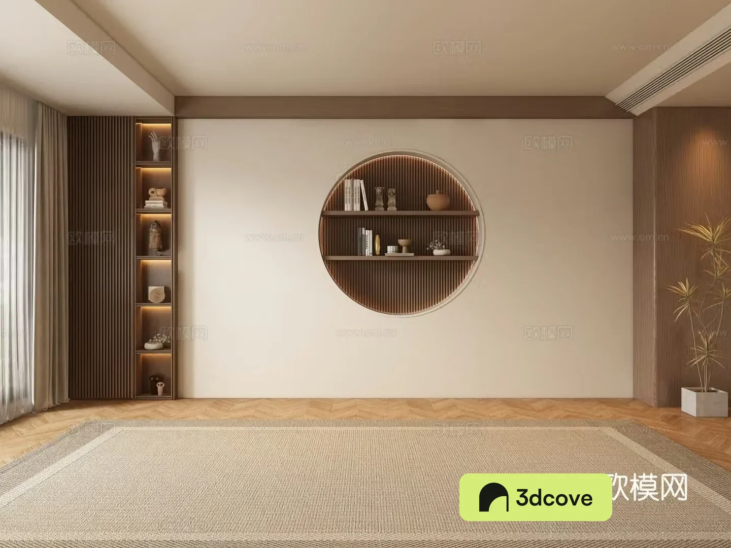 Medieval style sofa background wall