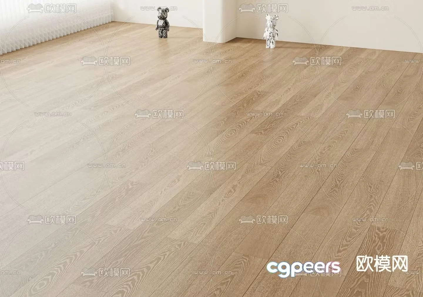 3d model of mountain wood floor