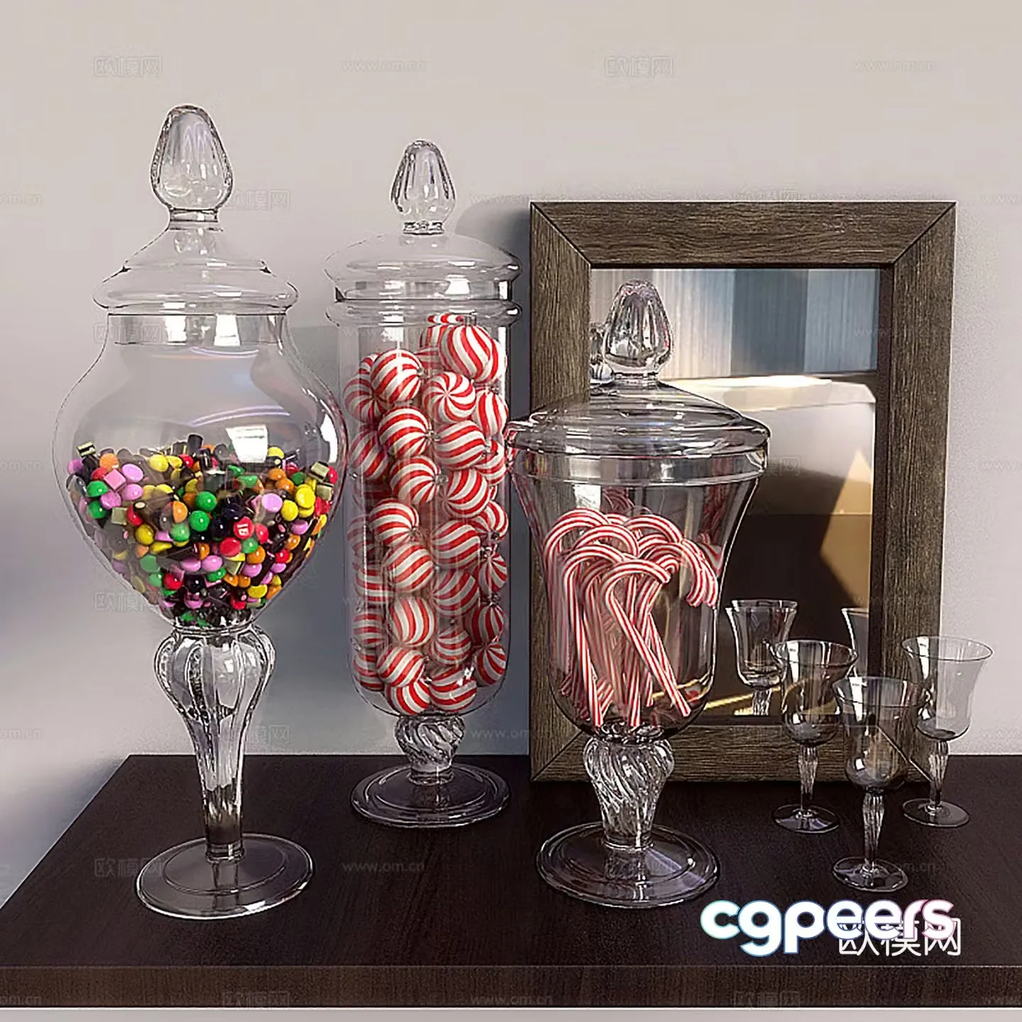 Modern ornaments ornaments combination ornaments 3d model