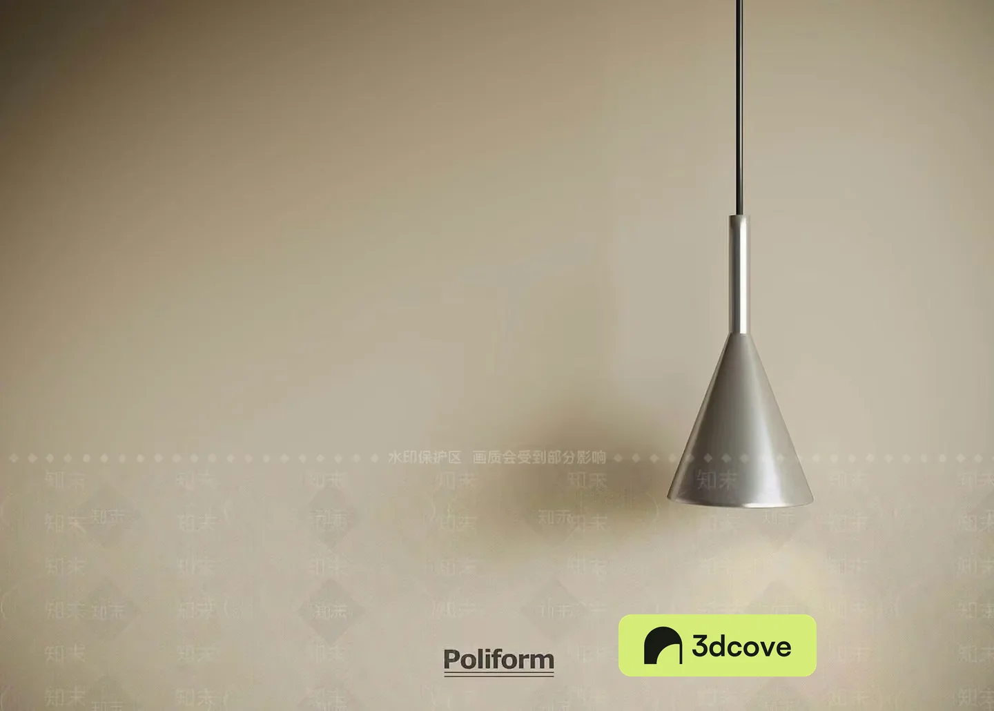 A Silver Light Fixture