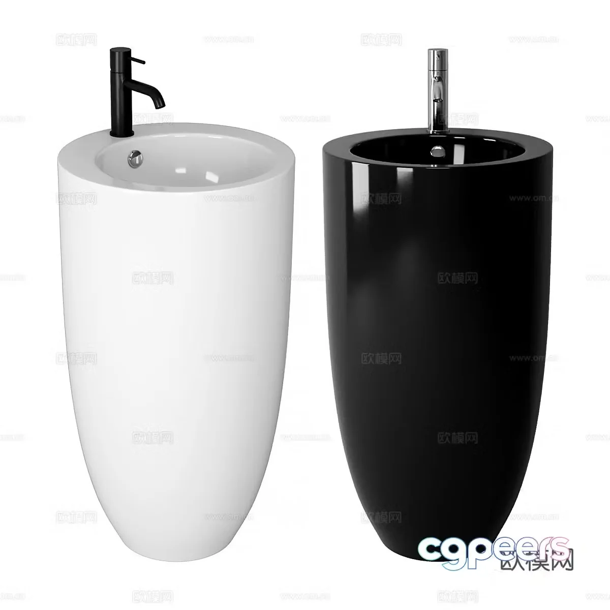 Basin wash basin 3d model