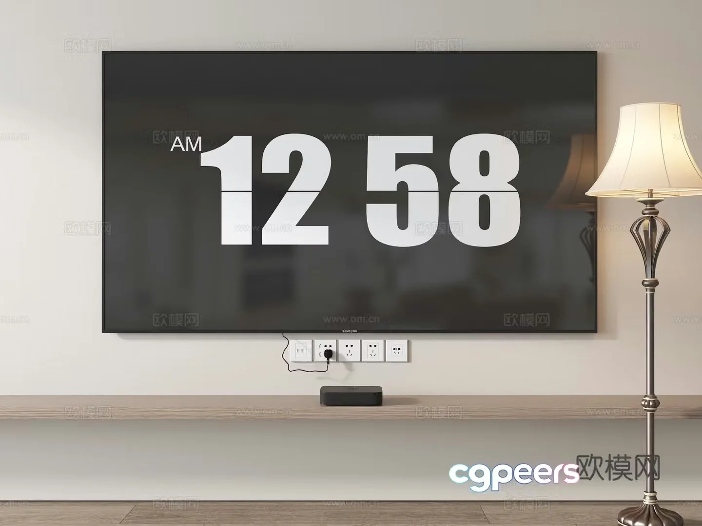 TV LCD TV Wall-mounted TV Laser TV Smart TV 3D Model