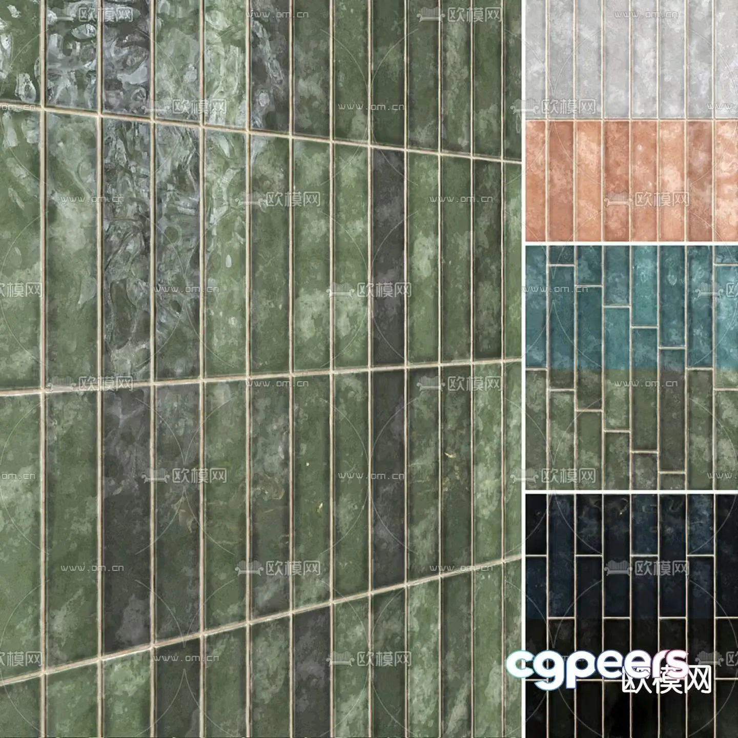 Ceramic tiles parquet floor tiles 3d model