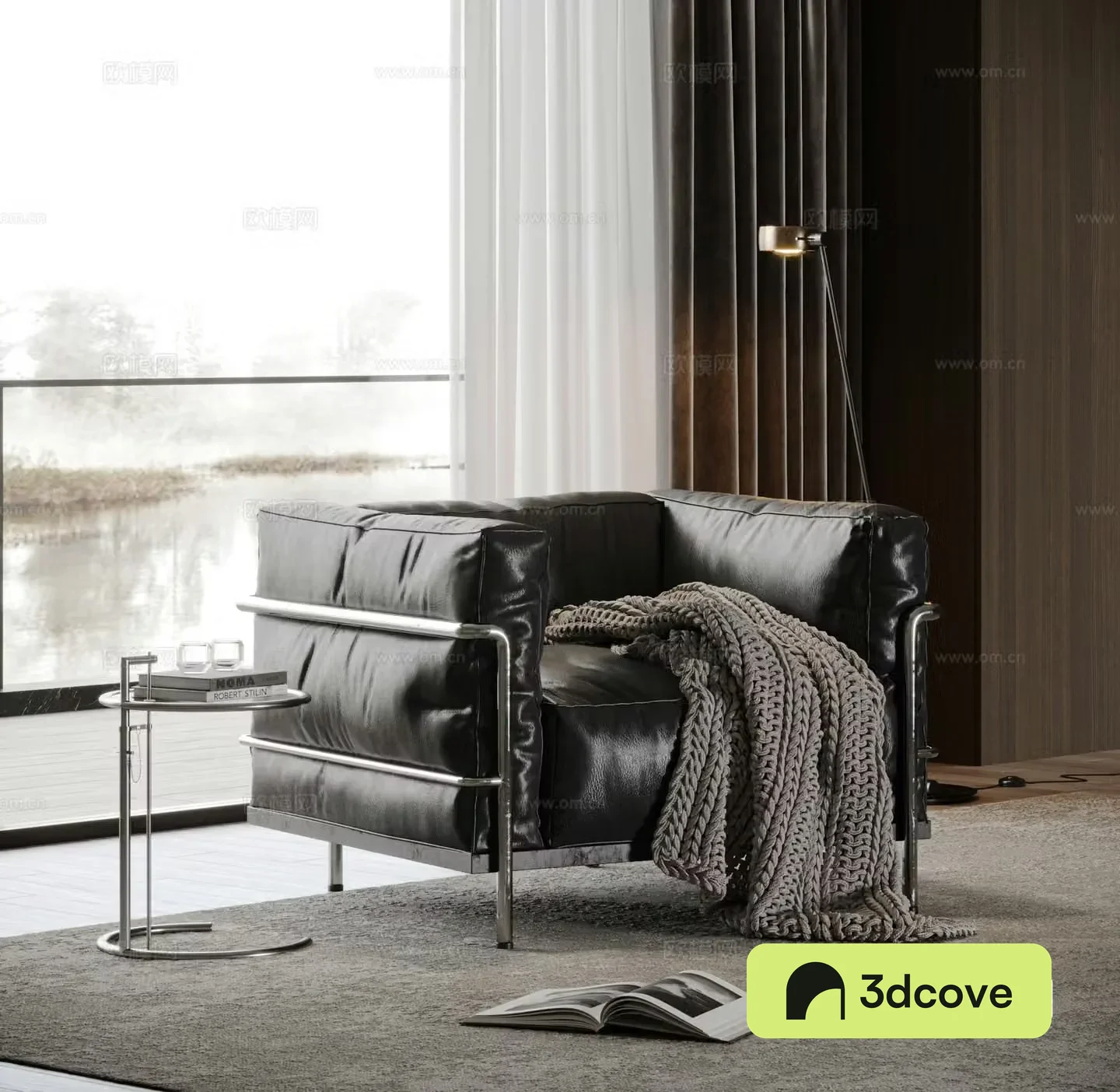 Modern single sofa