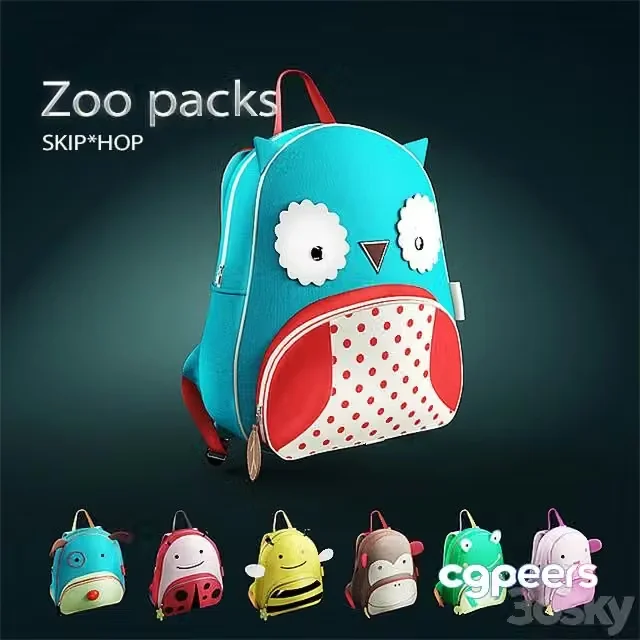 3ds Max Free – Skip Hop ZOO BackPack