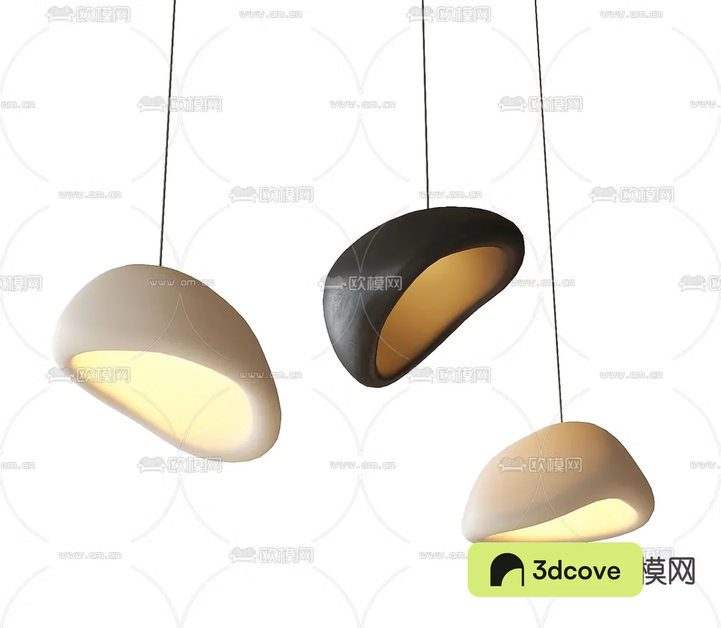 Wasabi Chandelier Art Chandelier 3D Model