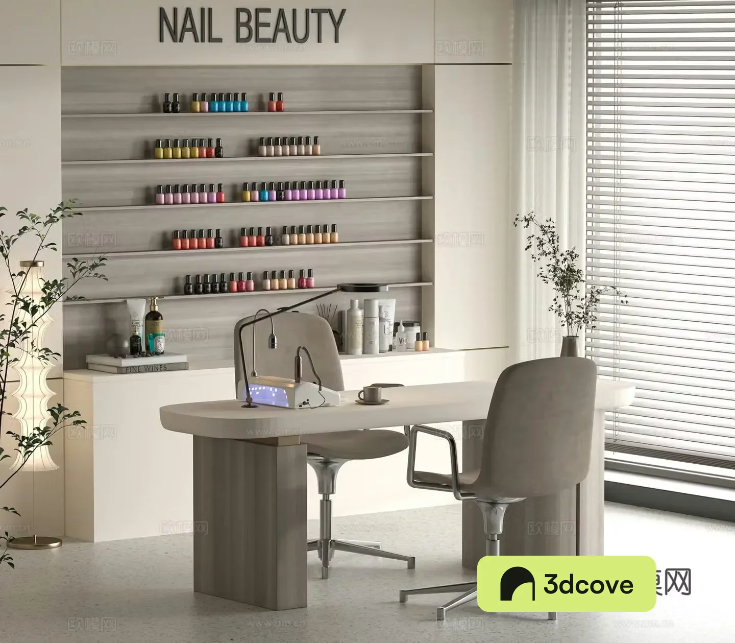 Modern nail salon
