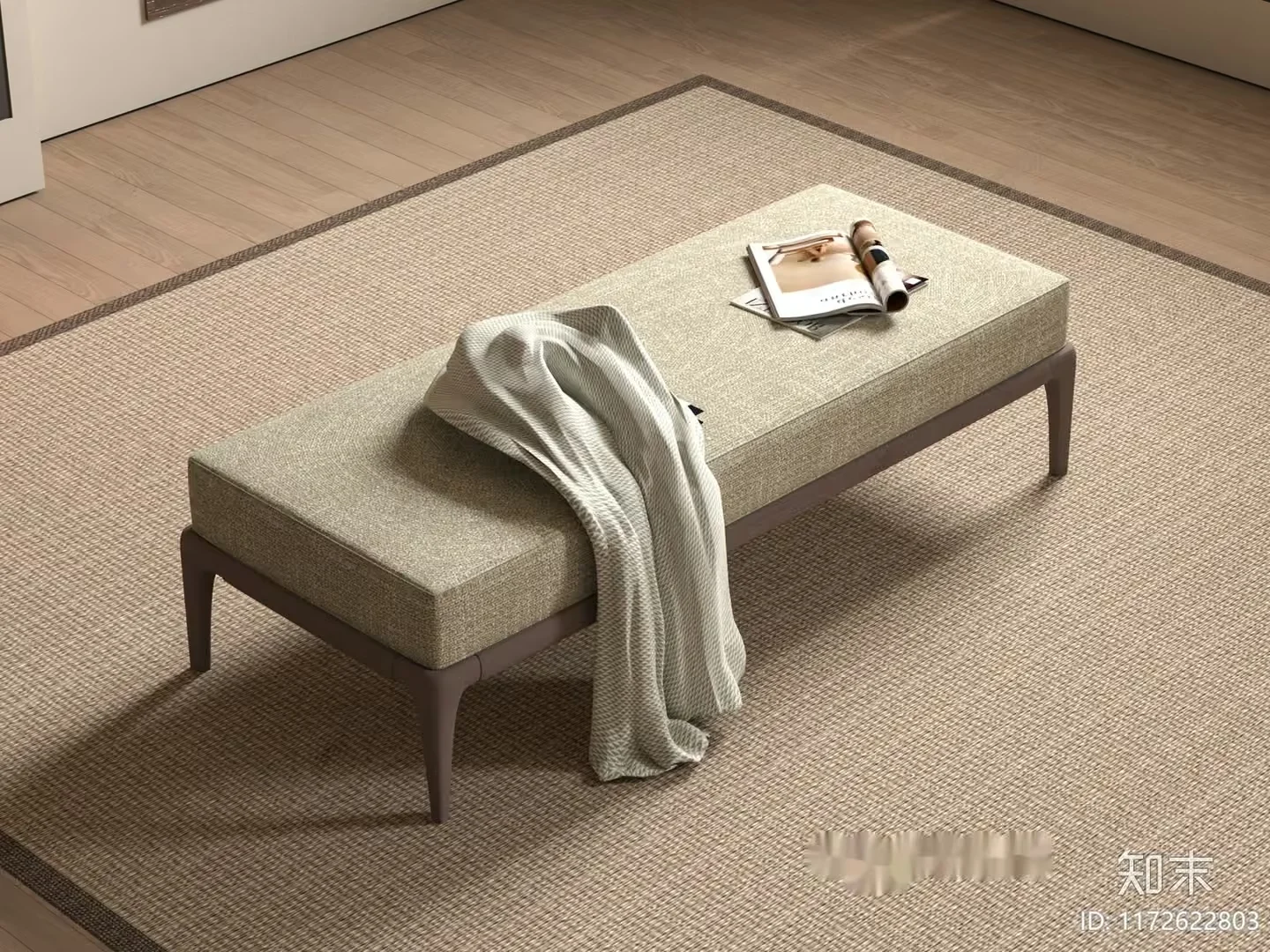 Cozy Living Room 3D Model – 9211 – VRAY Render