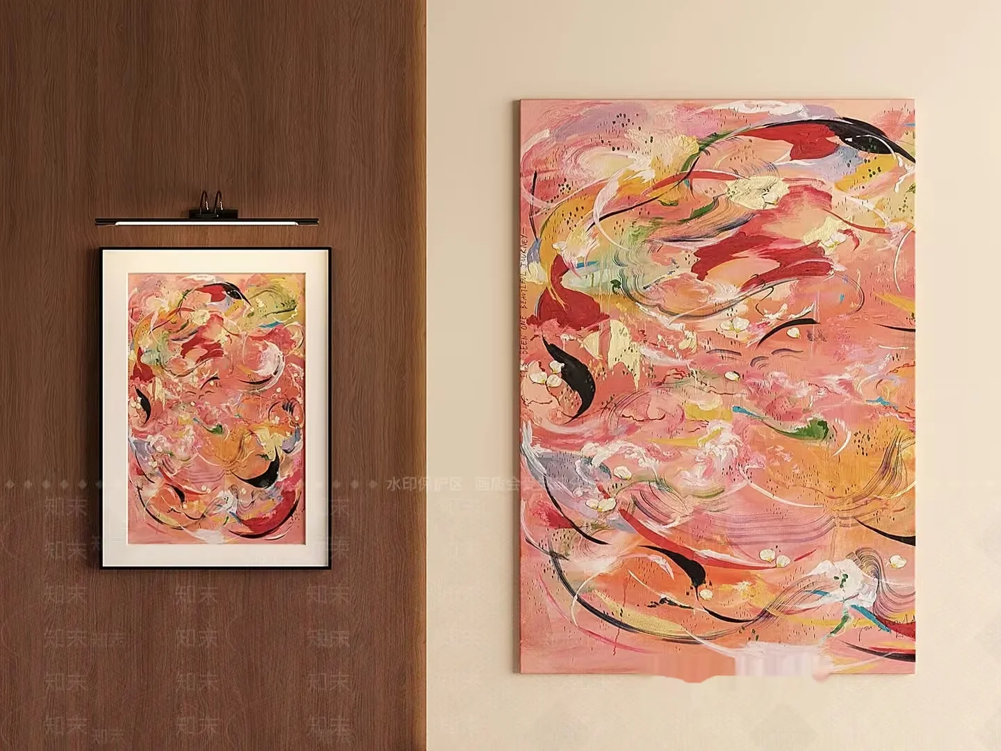 Artwork On Wall 3D Model – 9514 – VRAY Render