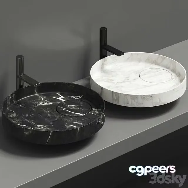 3ds Max Free – Falper Eccentrico Washbasins