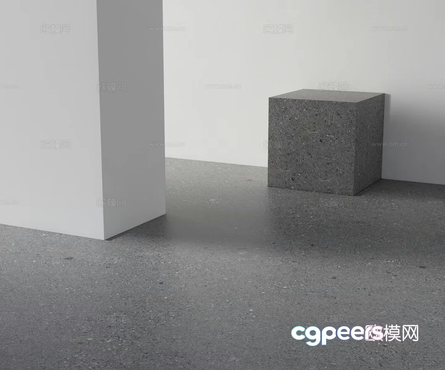 Building Materials Corundum Ground Terrazzo Ground 3D Model
