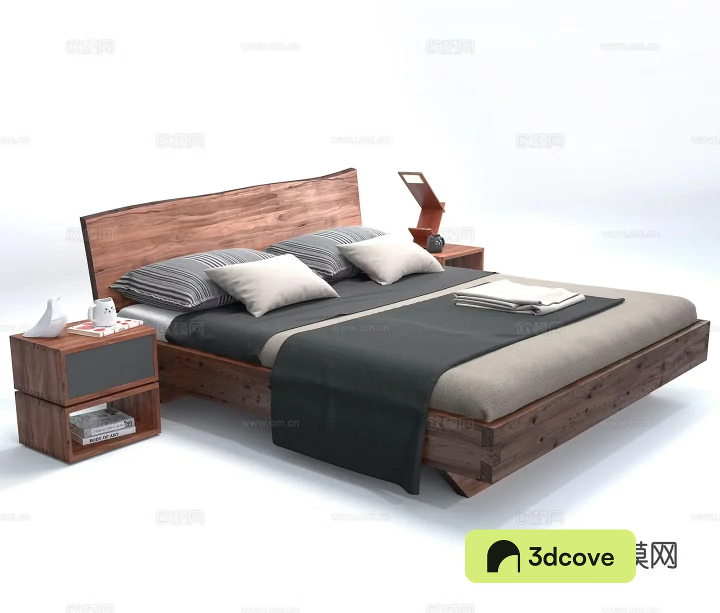 Modern double bed