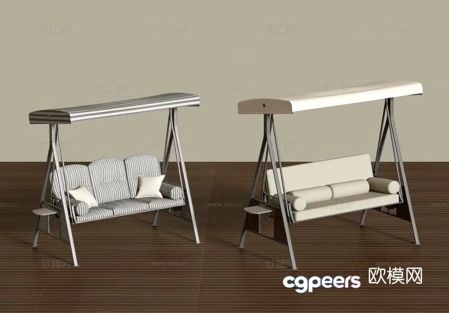 Modern hanging chair swing chair cradle chair 3d model