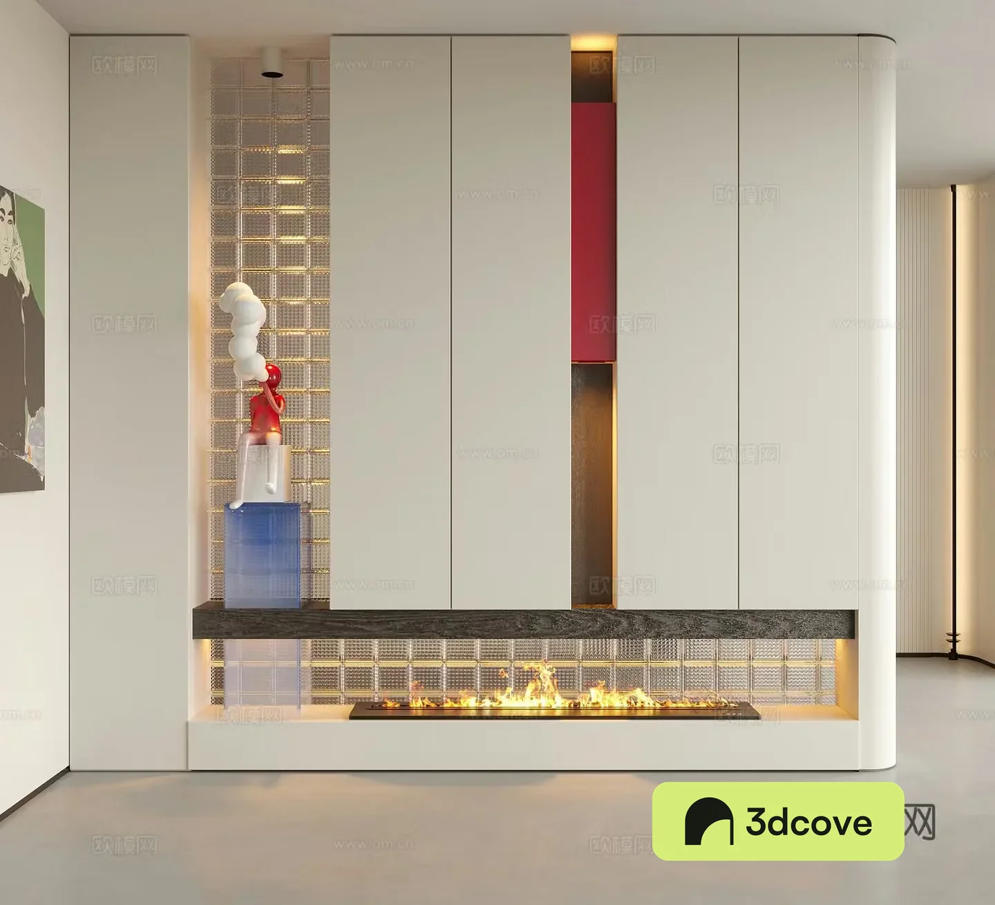 Modern decorative entrance hall sculpture ornaments