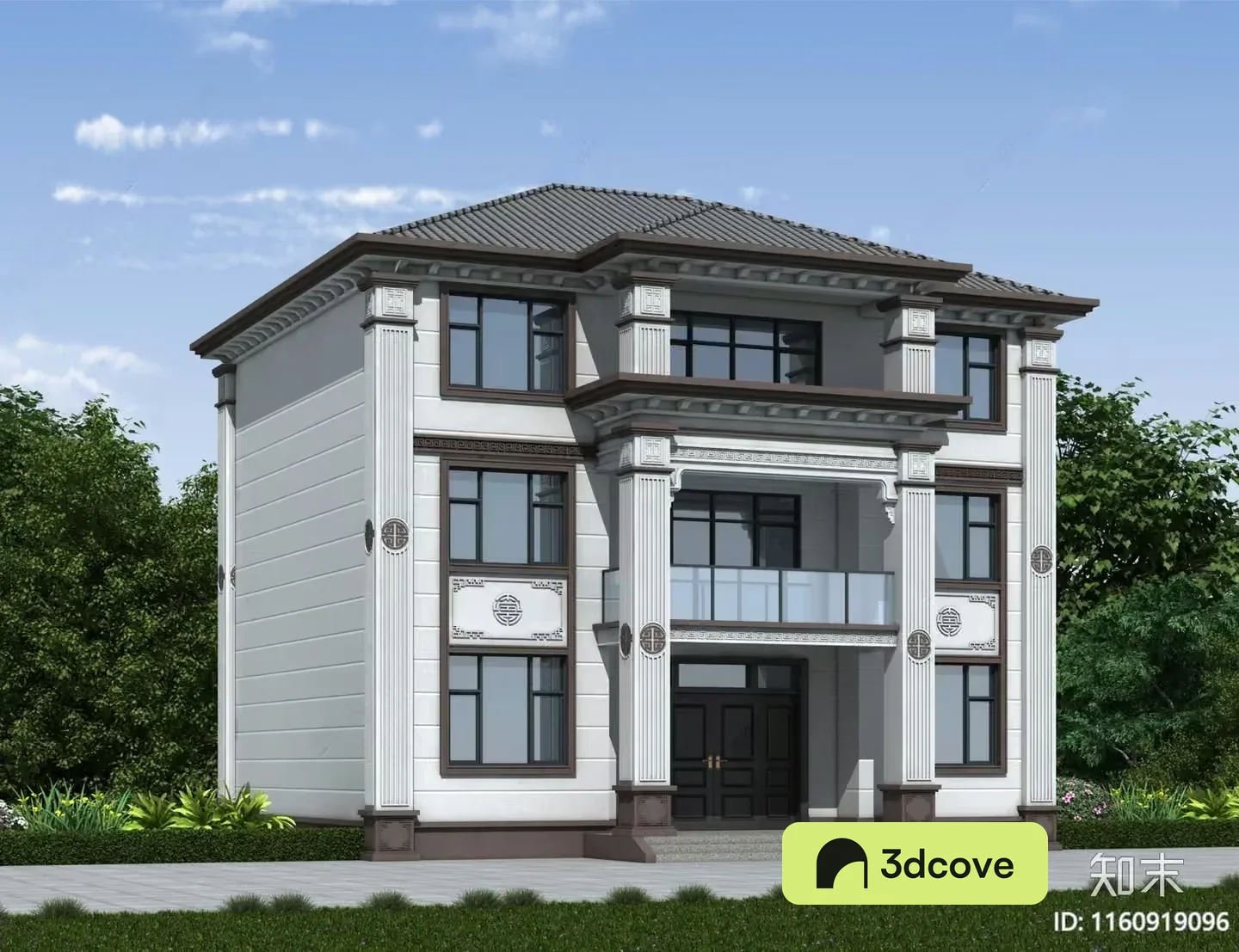 A Two-Story House