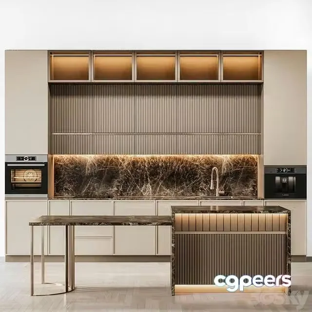 3ds Max Free – kitchen modern95