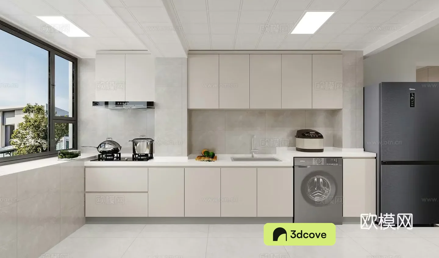 Modern home decoration kitchen