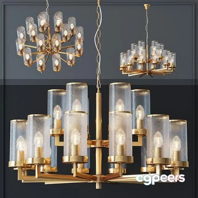 3ds Max Free – Kelly Wearstler LIAISON TWO-TIER Chandelier 18
