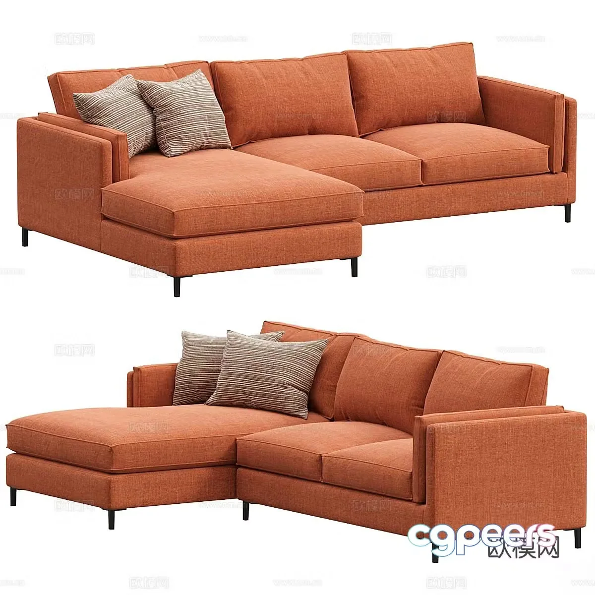 Multiplayer sofa 3d model