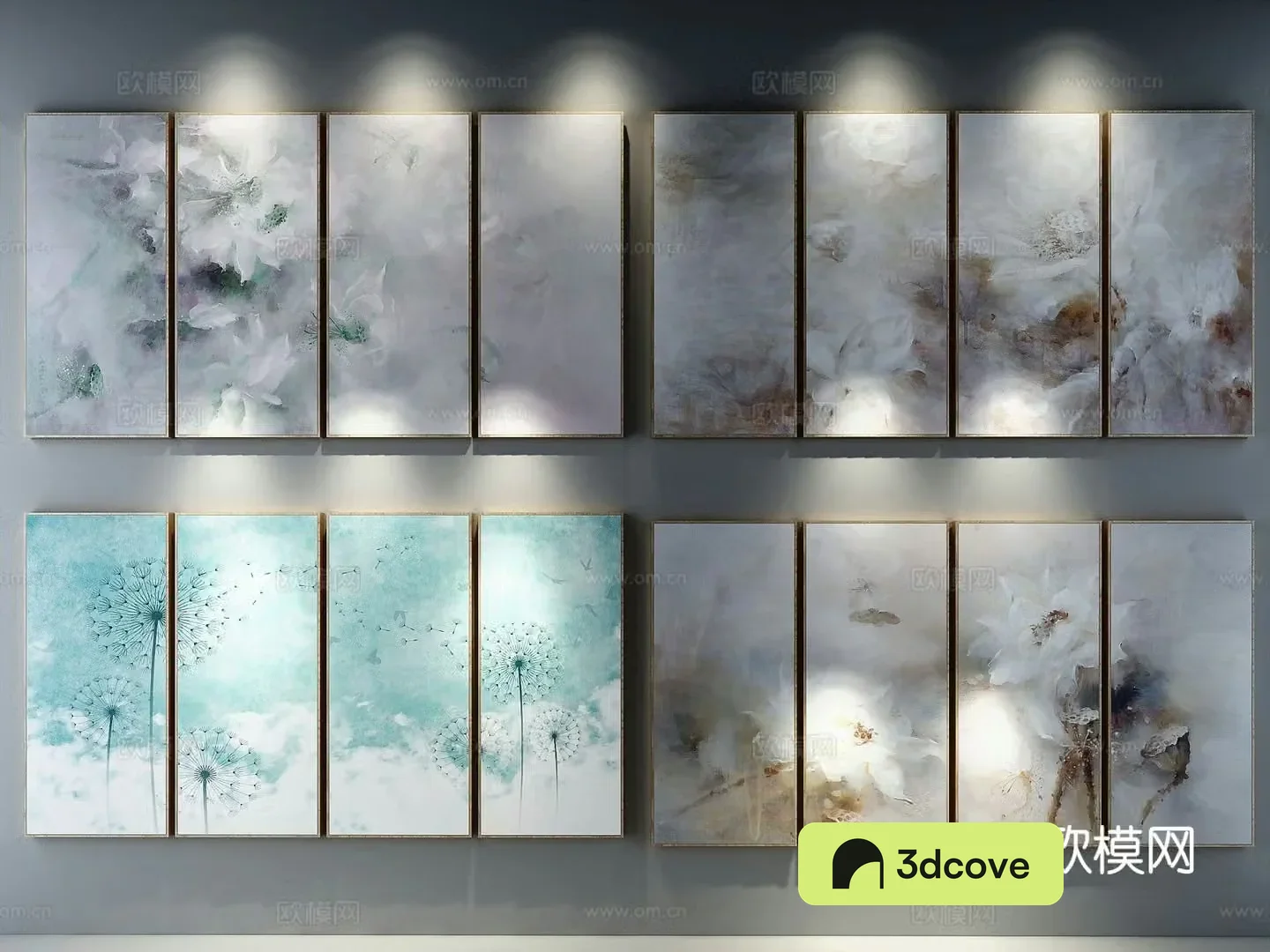New Chinese style flower painting decorative painting