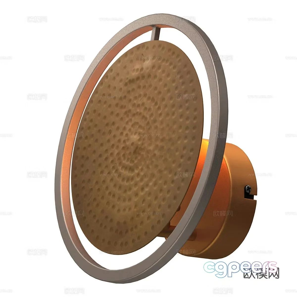 Nordic wall light round wall light 3d model