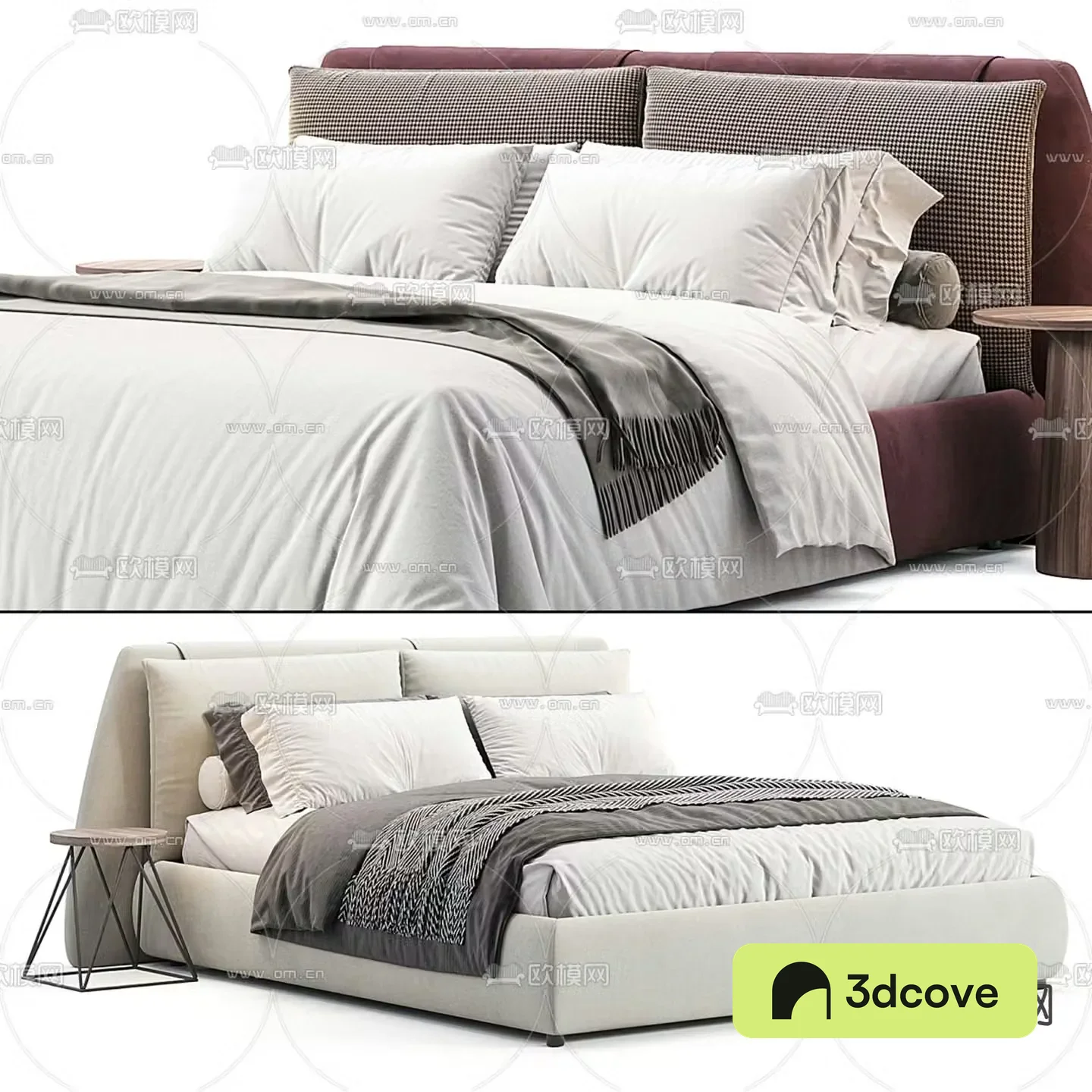 Tonin Casa modern double bed