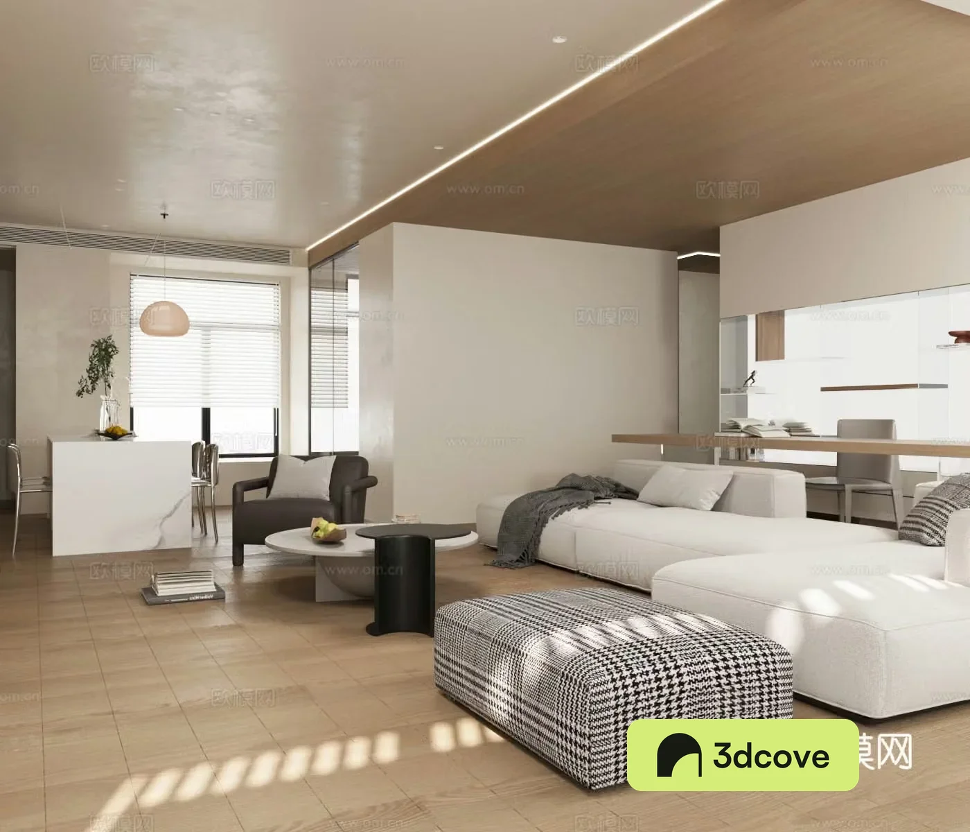 Modern cream home living room home living and dining room sofa and coffee table combination dining table and chair combination