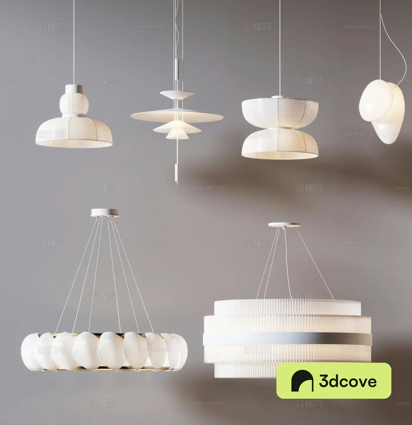 Wasabi Chandelier 3D Model