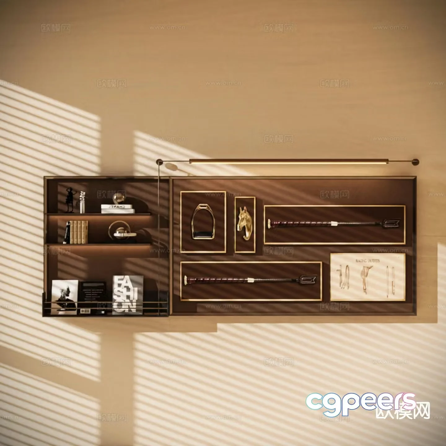 Modern wall cabinet hanging 3d model