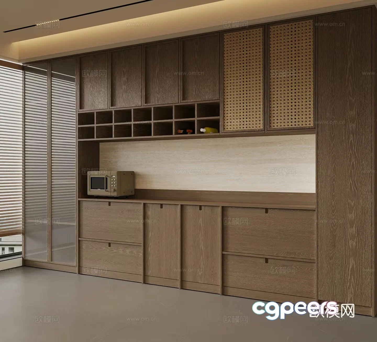 New Chinese wine cabinet 3D model