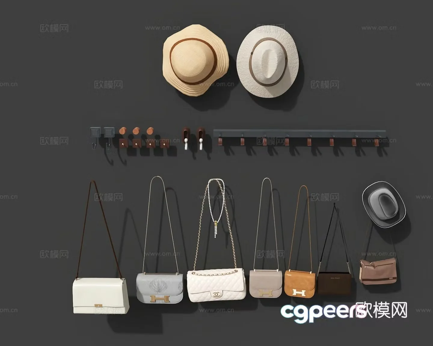 Bags shoes women’s bags brand bags 3D model