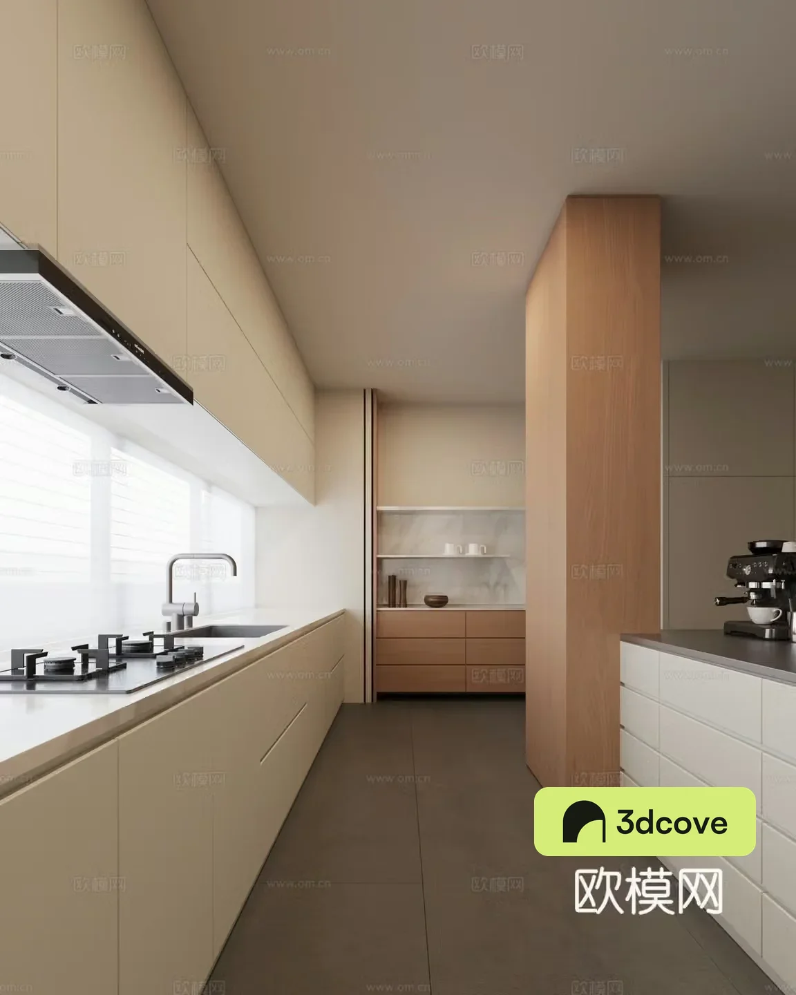 Modern open kitchen island kitchen