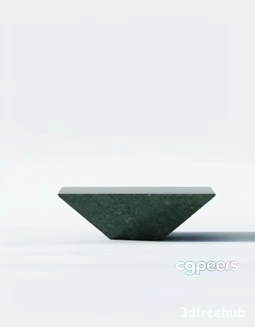 A Dark Gray Bowl 3D Model – 18077 – VRAY Render