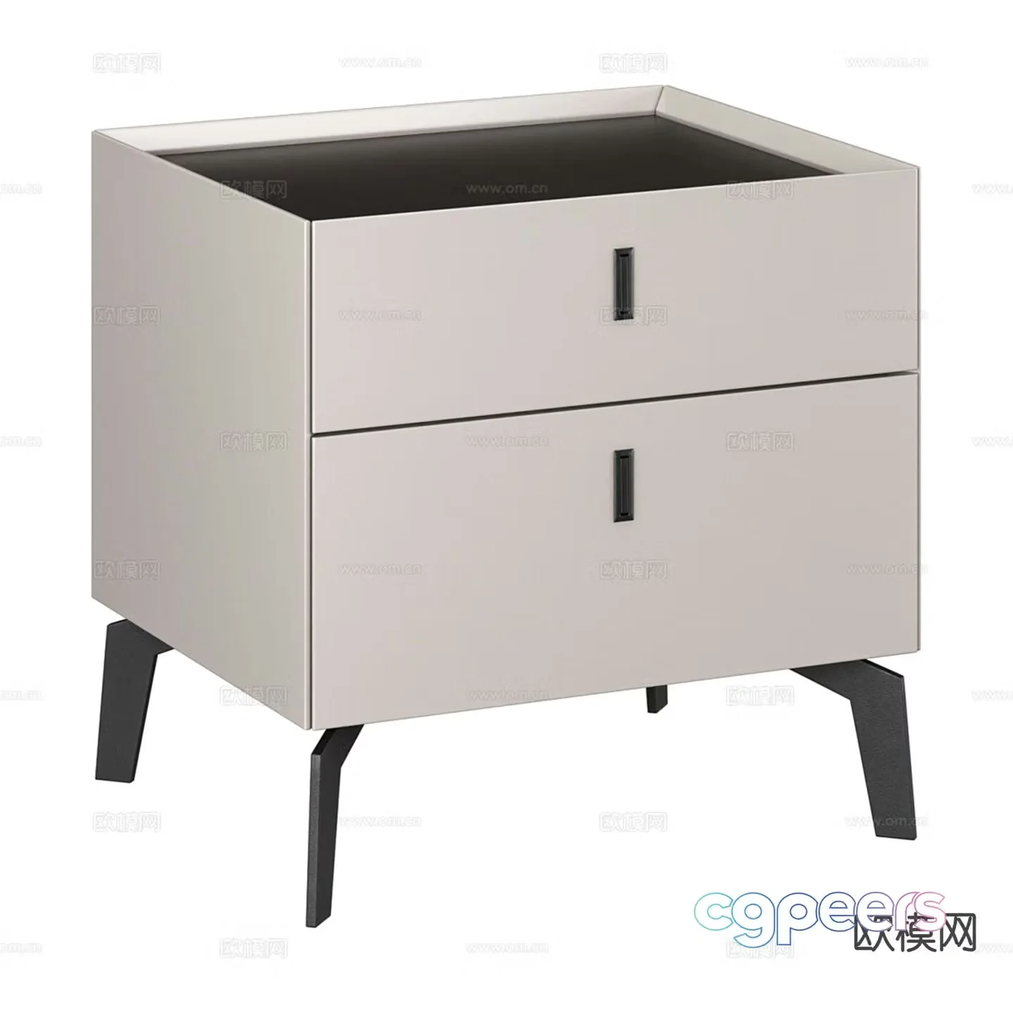 Modern bedside table 3d model