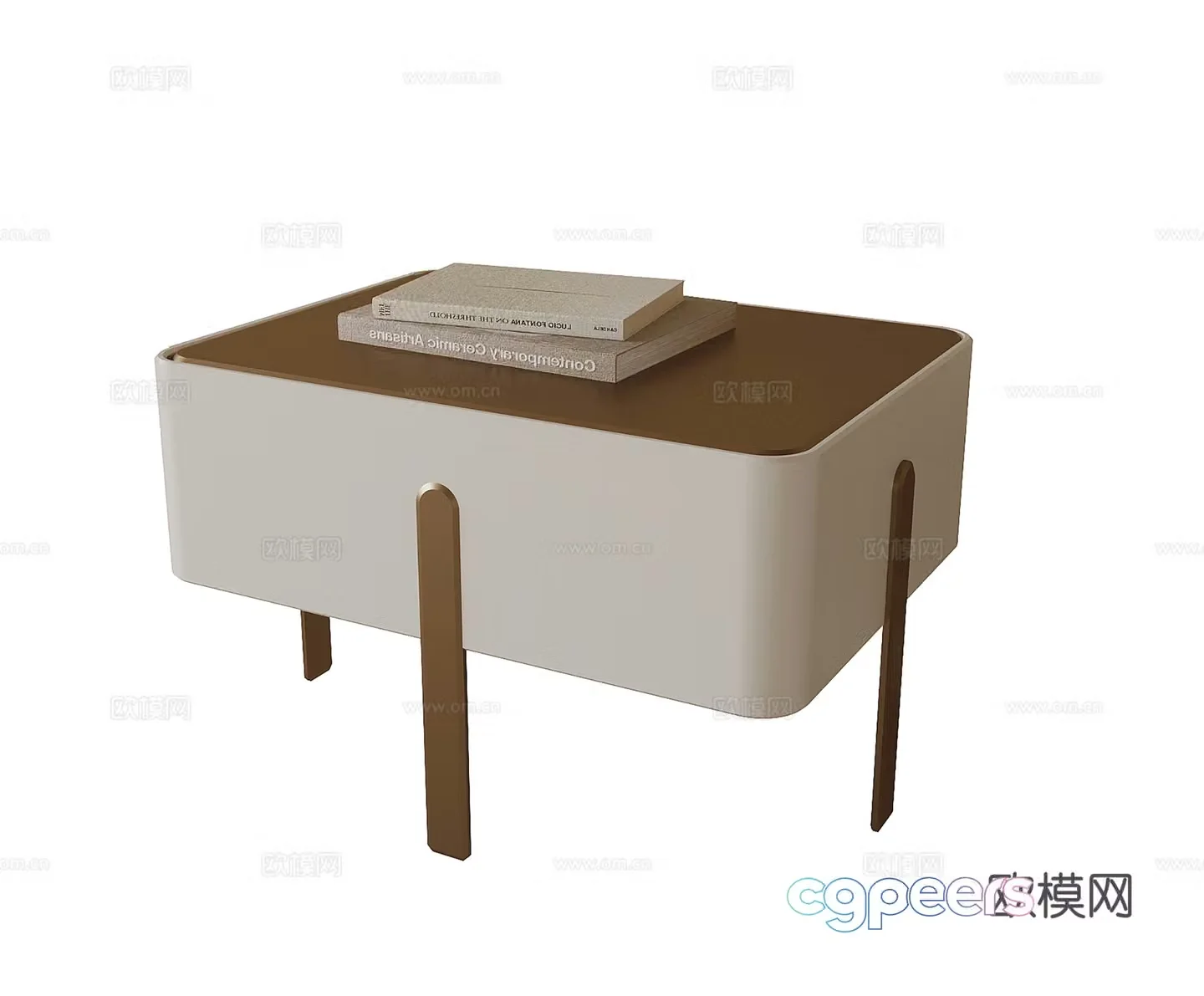 Modern night table 3d model