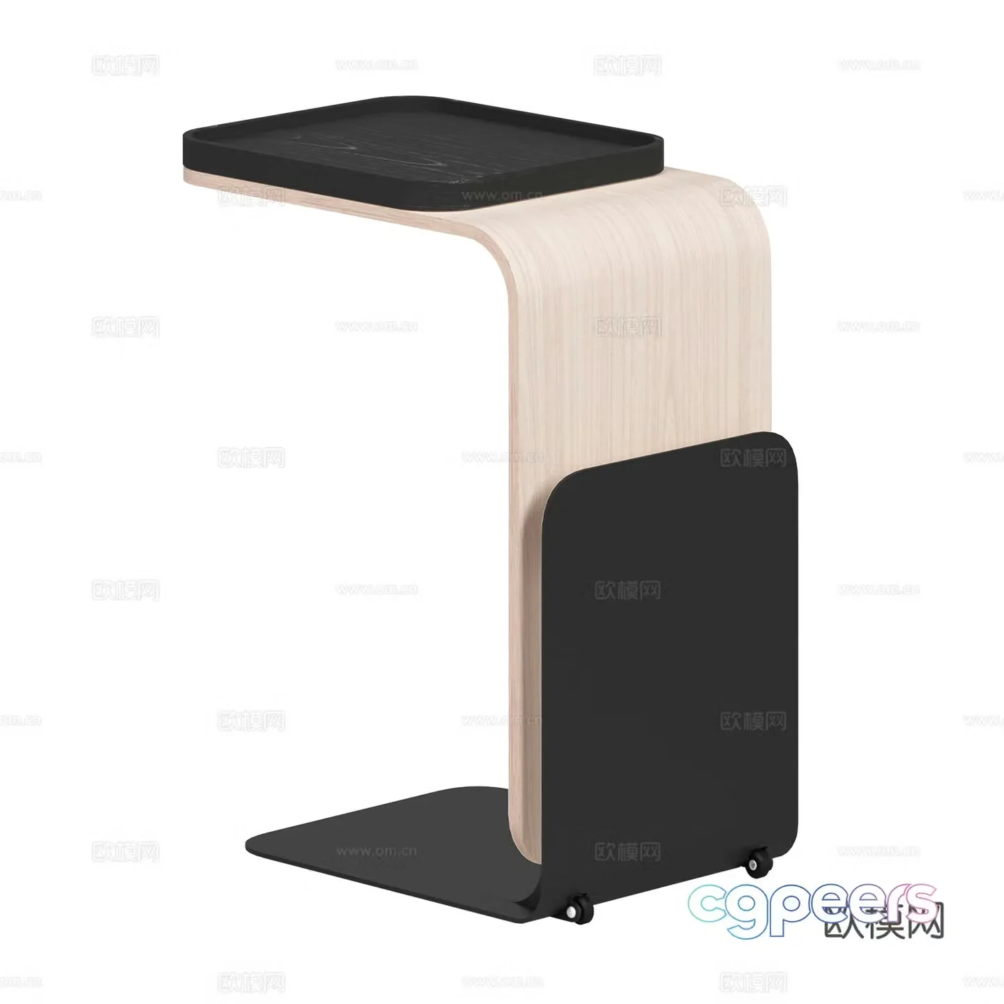 3D model of side angle angle