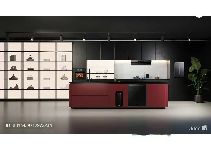 Modern Kitchen 3D Model – 2204 – VRAY Render